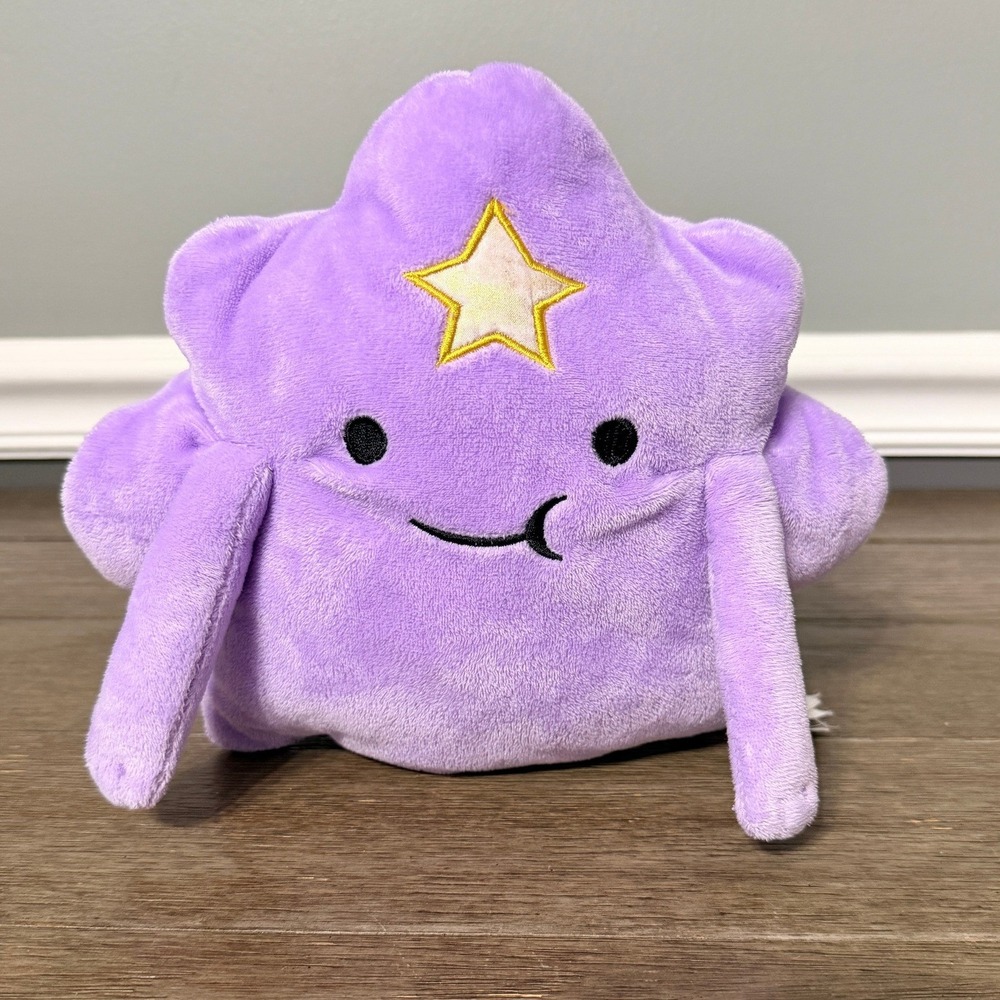 Adventure Time Lumpy Space Princess LSP Purple Star Plush Stuffed Toy Cartoon